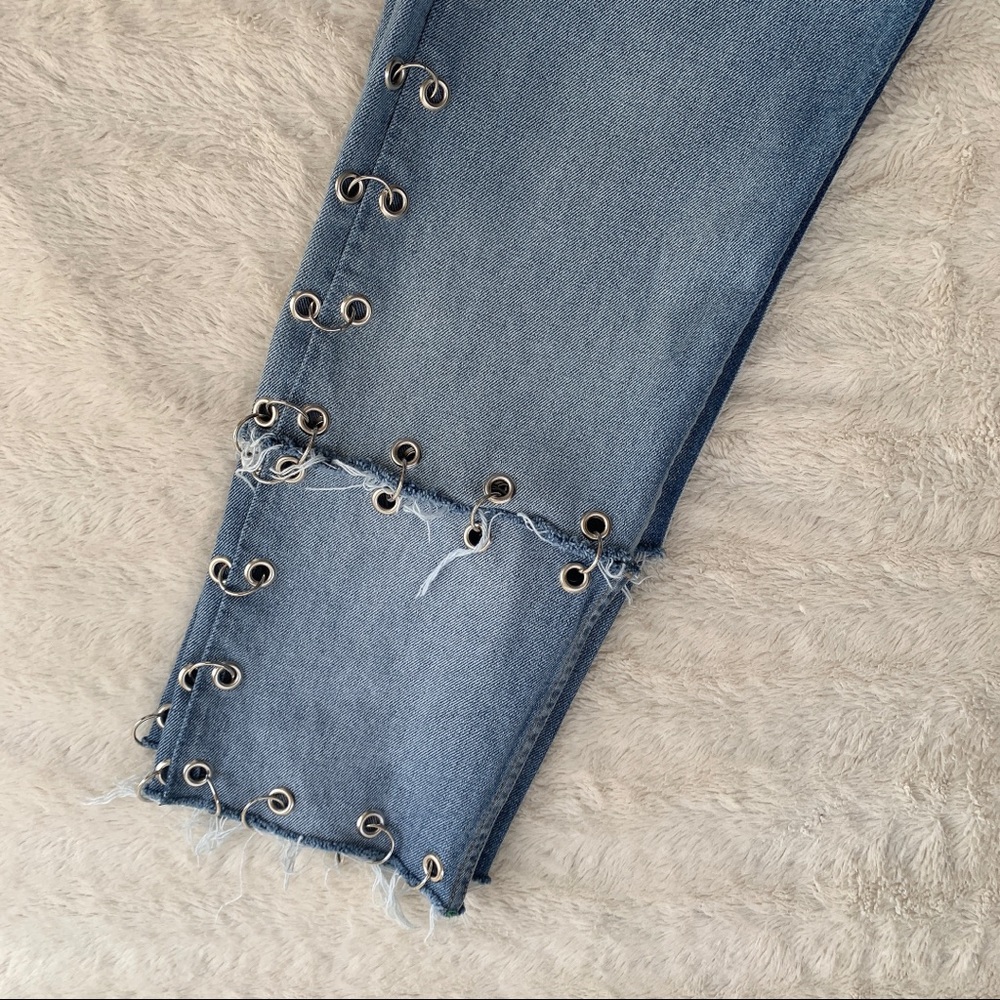 NWT Grlfrnd Helena Pierced Jeans - Picture 6 of 14